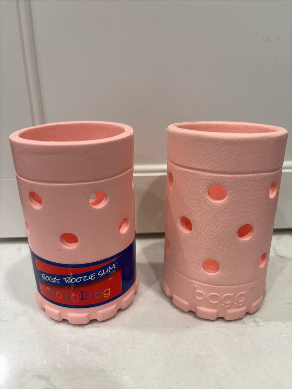 NWT Bogg Boozie Slim Beverage Holder Set of 2 in Pink